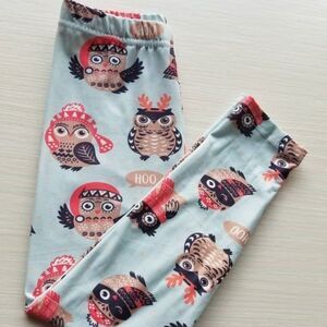 Owls Christmas Winter Leggings Adult New